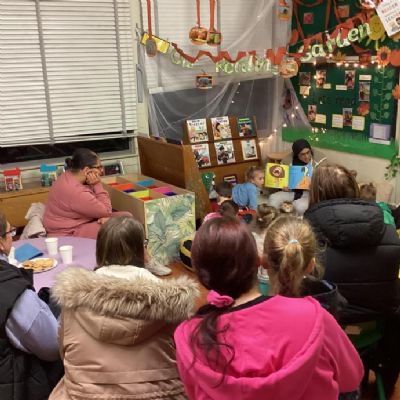 We love stories in Nursery.