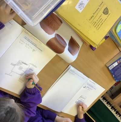 To continue with our work on Gaudi, the children designed Gaudi inspired pots which they are looking forward to making.