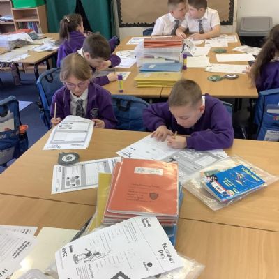 The children in Year 4 had a fantastic time learning maths during NSPCC Number Day with a variety of activities and quizzes.