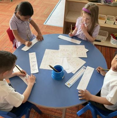 This week we have been learning to write numbers, we try to hold our pencils correctly and form numbers accurately.