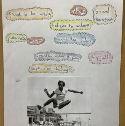 To mark Black History Month, we have been studying the challenges and achievements of the athlete, Alice Coachman, who was the first black American woman to win a gold medal in the 1948 Olympics.