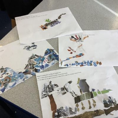 During our Topic lessons this week, we have been focusing on creating our artwork based around Fanelli’s Greek Mythological Creature Collages.