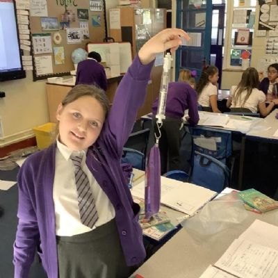 In Science, We have been investigating the link between mass (kg) and weight (newtons).