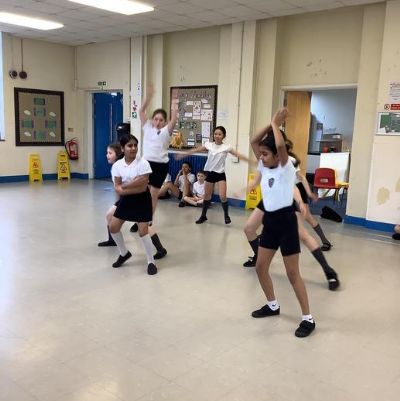 We enjoyed creating out own dances in PE.